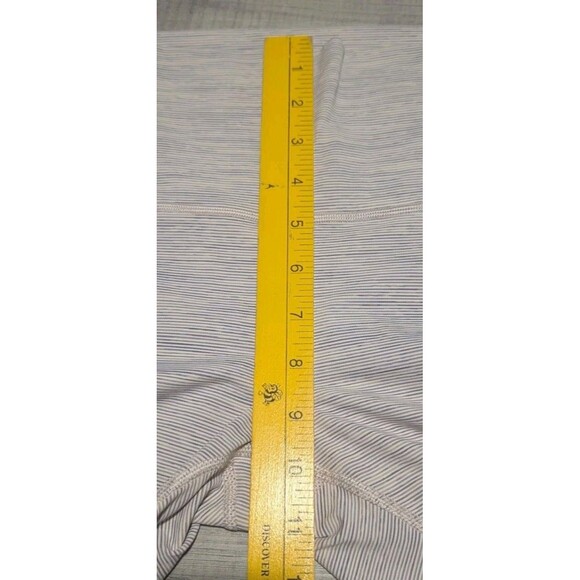 Lululemon Wunder Under High Rise Tight 28" Luxtreme Purple Striped Womens Sz 8 - Picture 6 of 8